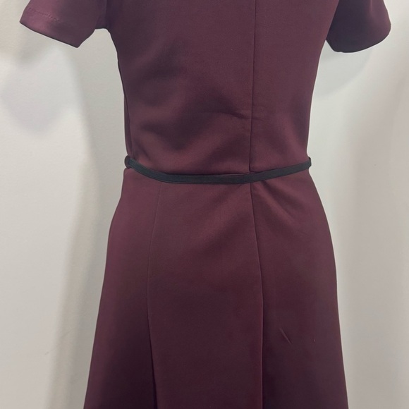 Dynamite Pencil Women's Dress V-Neck Cap Sleeve Raised Waist Bodycon Sheath M - Picture 6 of 13